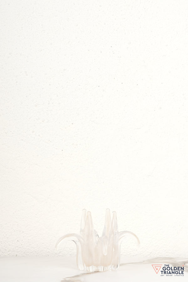 Tresor Glass Candle Decor Holder - Peach