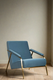 Odin Ocean Blue Lounge Chair