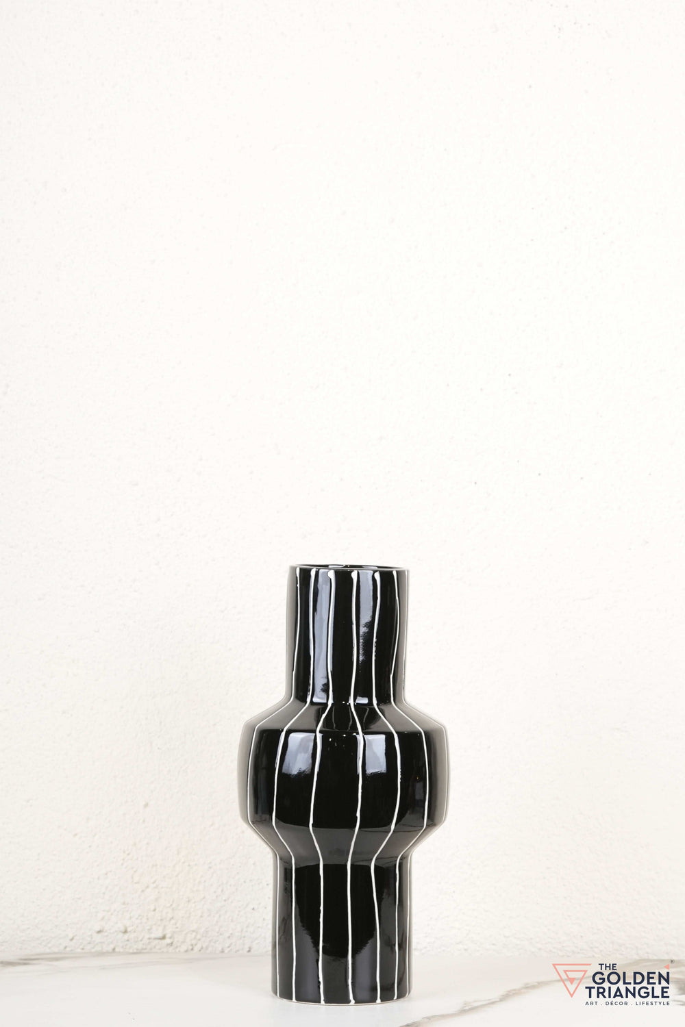 Ridge Ceramic Vase
