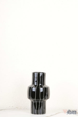 Ridge Ceramic Vase