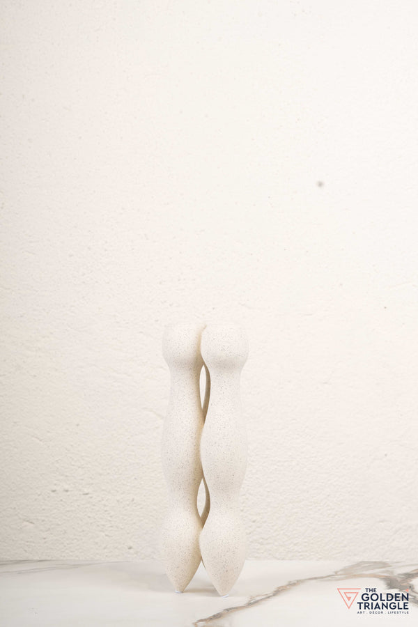 Liora Tall Ceramic Vase - Beige