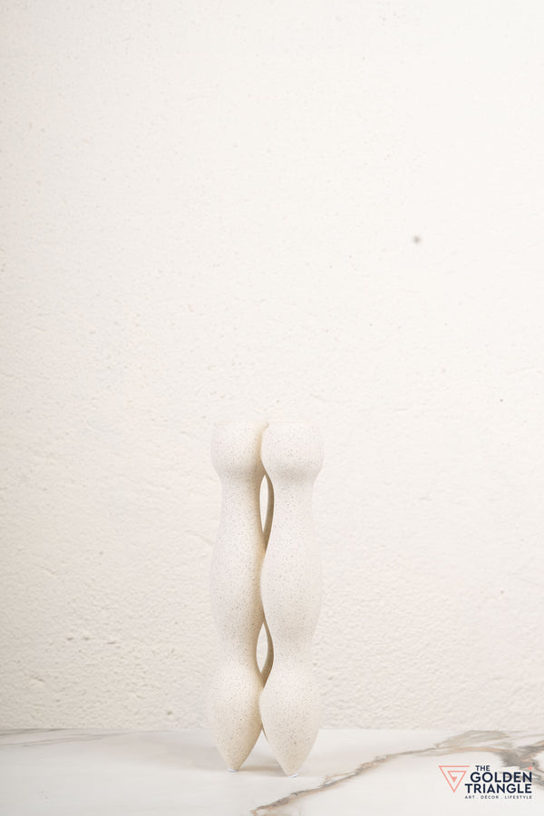 Liora Tall Ceramic Vase - Beige