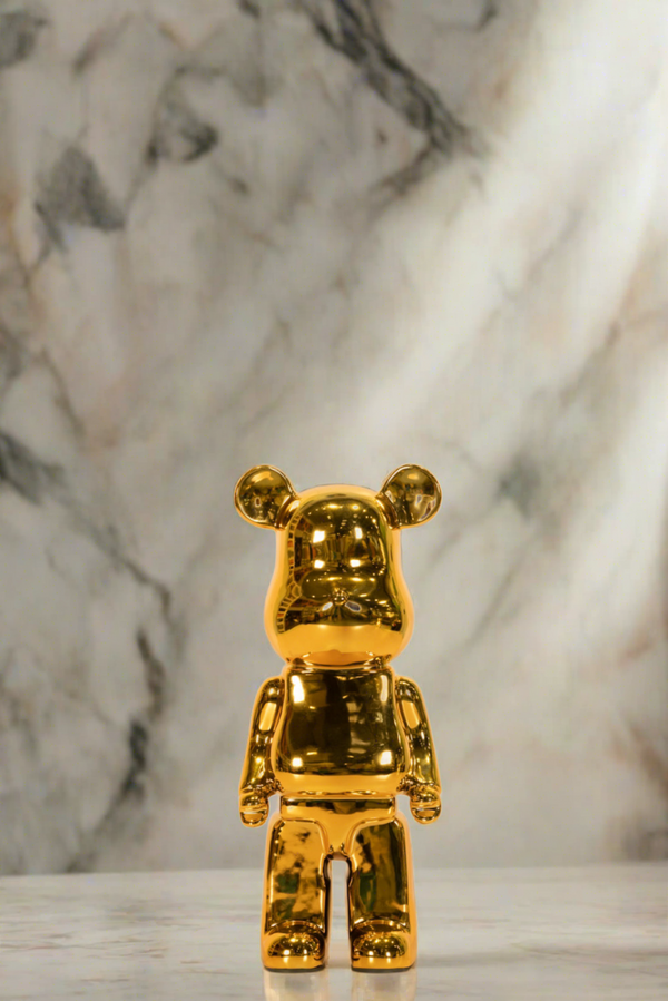 Bobo Bear - Standing Figurine - Gold