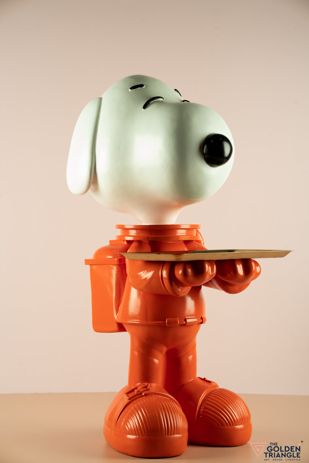 Beagle Dog holding a Tray - Big