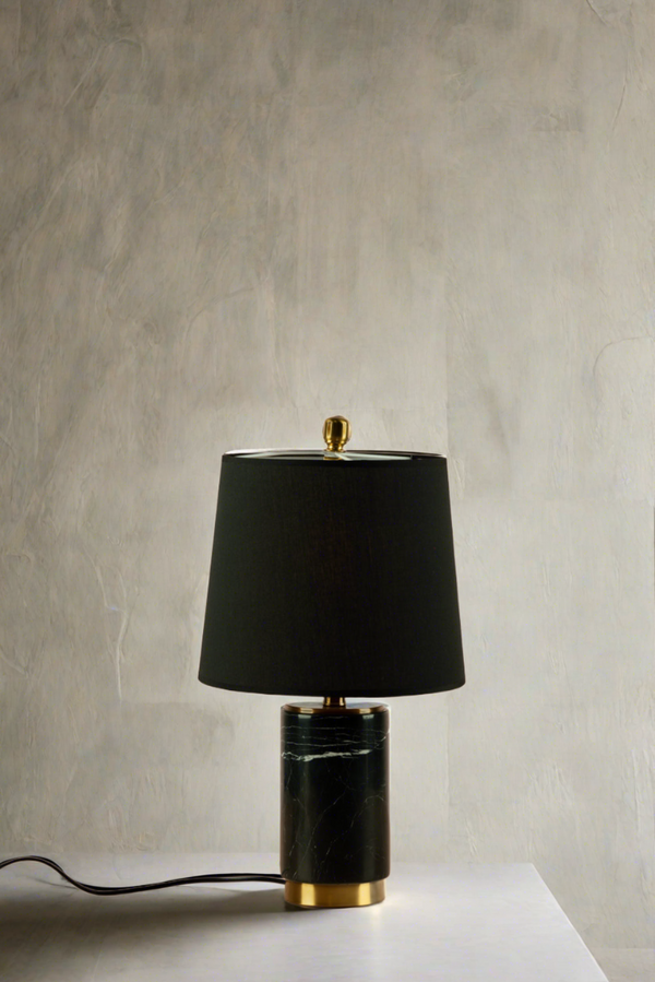 Dune Black Marble Table Lamp
