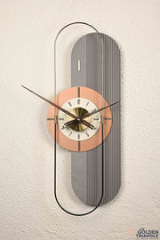 Rune Wall Clock - Gray
