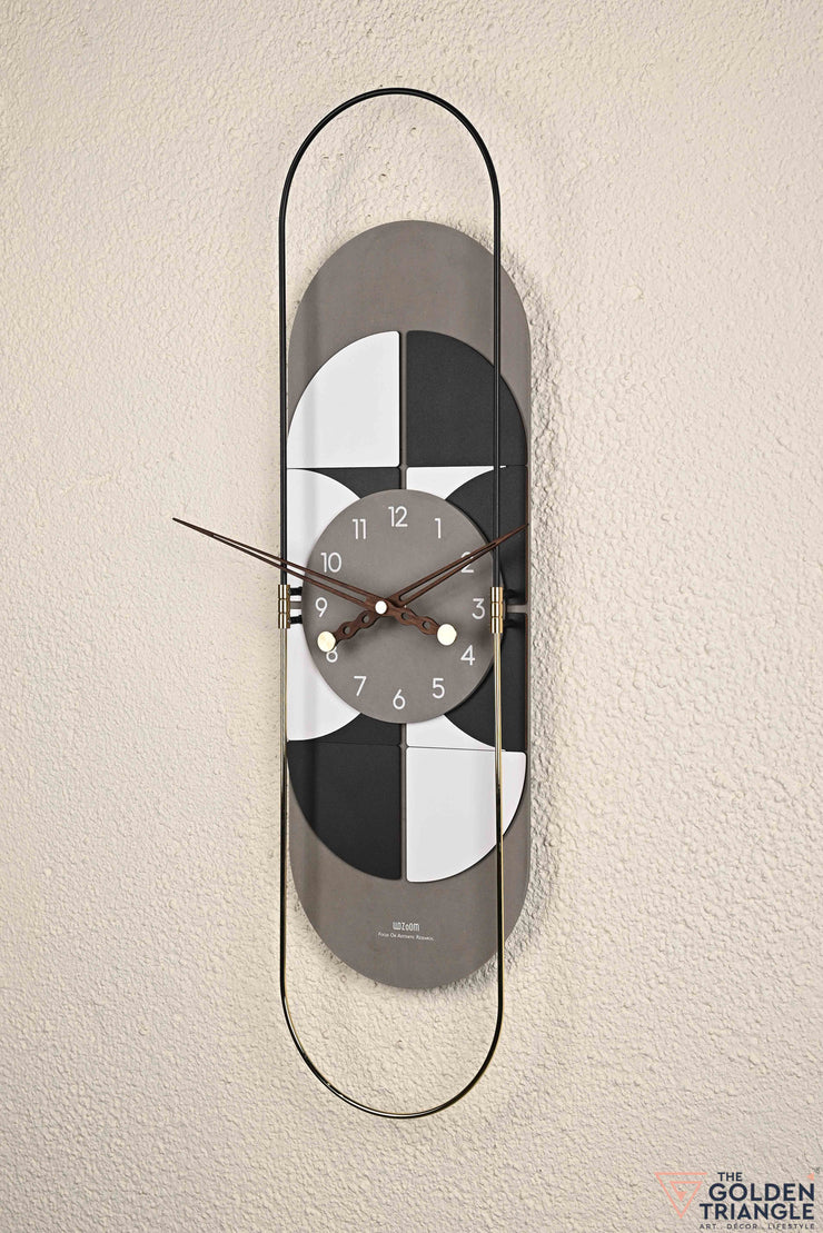 Mirage Wall Clock - Gray