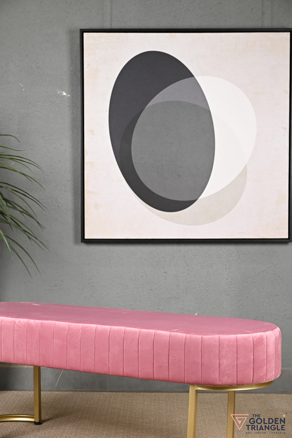 Gwen Suede Bench - Pink