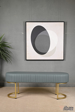 Gwen Leatherette Bench - Livid