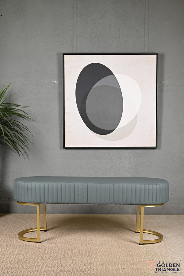 Gwen Leatherette Bench - Livid