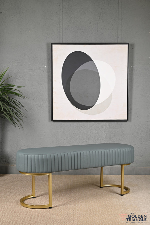 Gwen Leatherette Bench - Livid