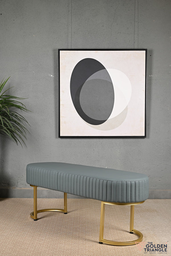 Gwen Leatherette Bench - Livid