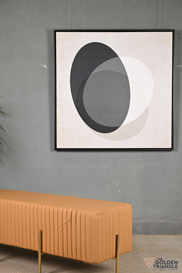 Felix Leatherette Bench - Tan