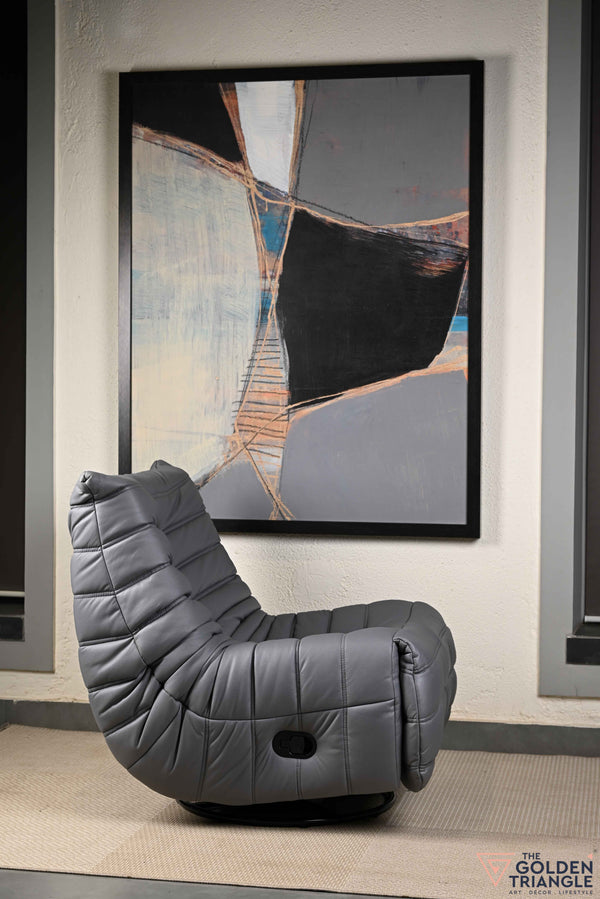 Infinita Swivel Recliner Lounger - Gray