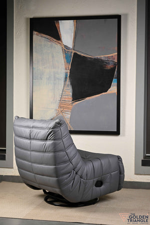 Infinita Swivel Recliner Lounger - Gray