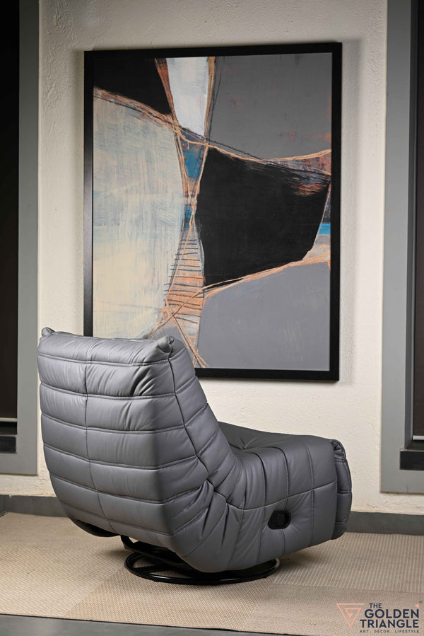 Infinita Swivel Recliner Lounger - Gray