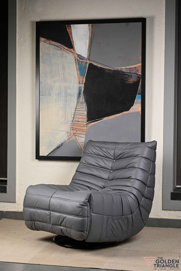 Infinita Swivel Recliner Lounger - Gray