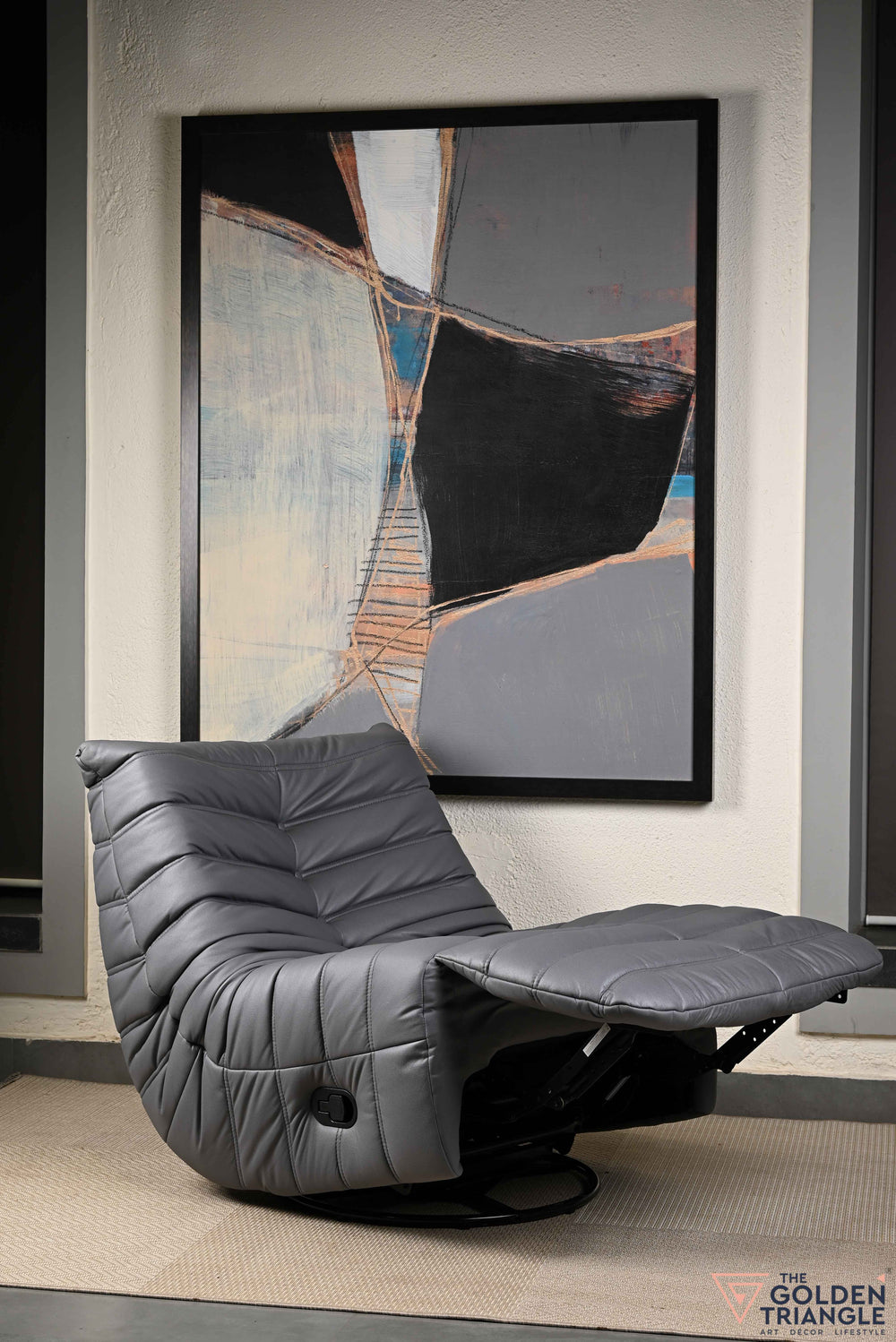 Infinita Swivel Recliner Lounger - Gray