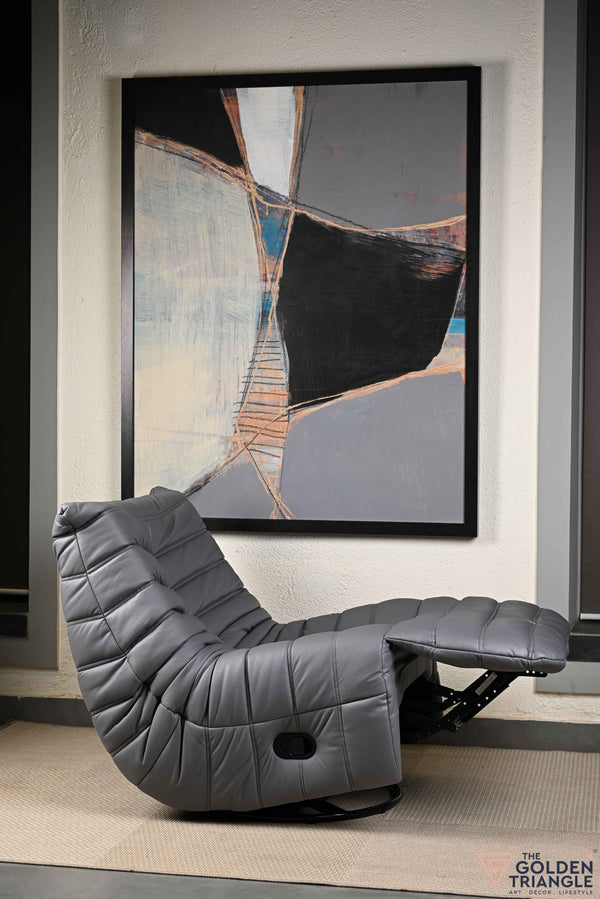 Infinita Swivel Recliner Lounger - Gray