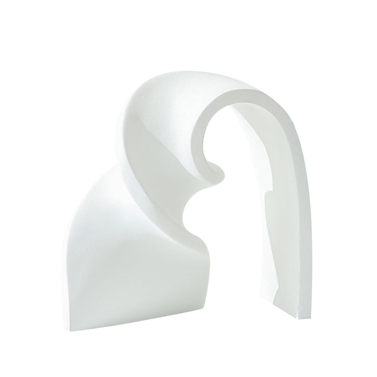 Fluid abstract tabletop Artefact - White