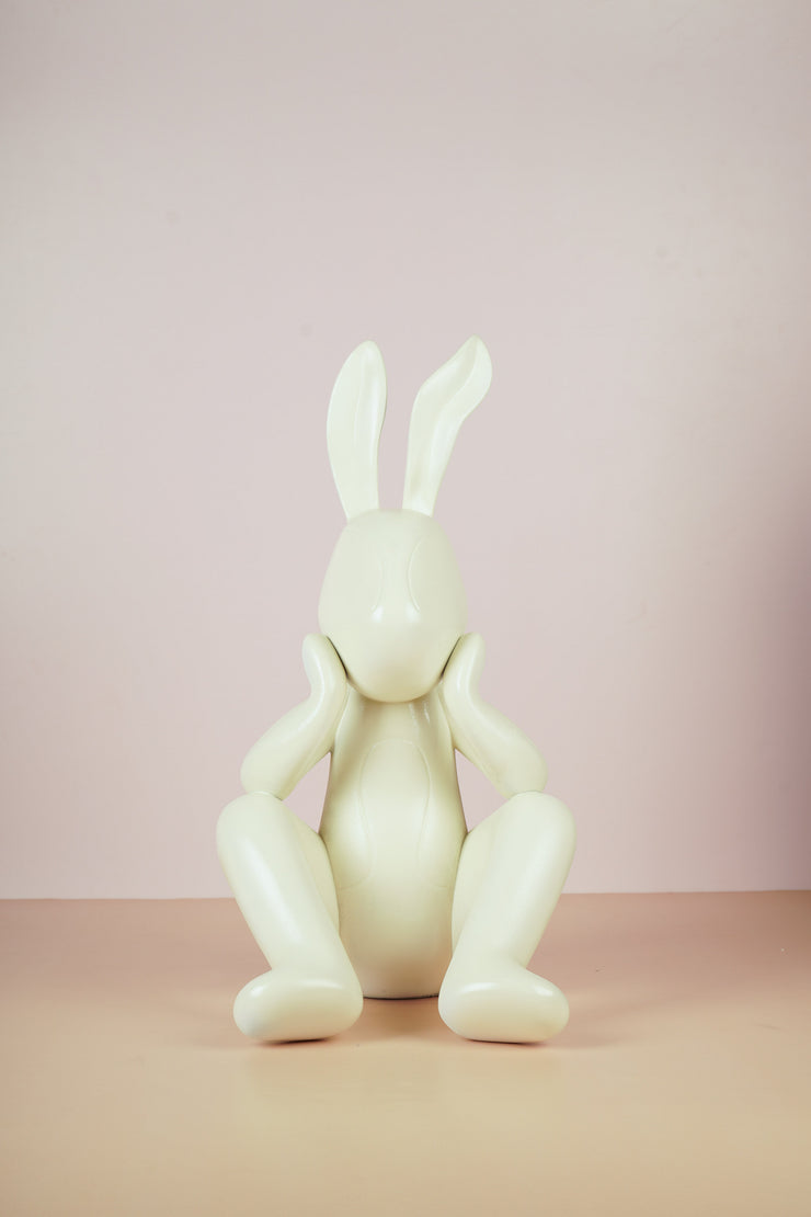 Flopsy Sitting Bunny - Ivory