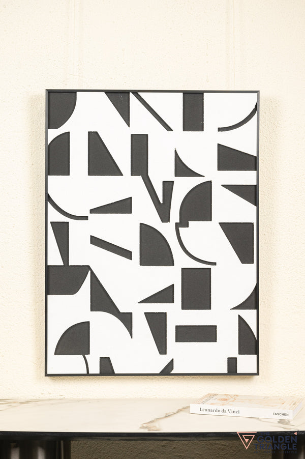 Noir Textured Sandstone Wall Art Frame - Small