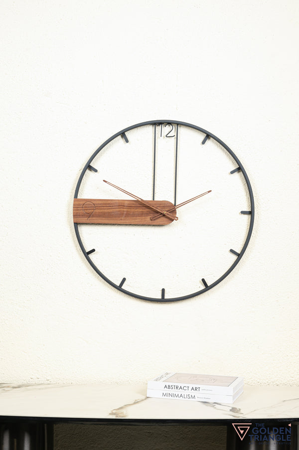 Iris Metal Wall Clock - 24"