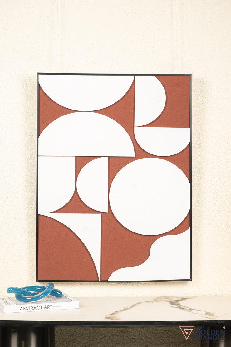 Ebony Textured Sandstone Wall Art Frame - Small