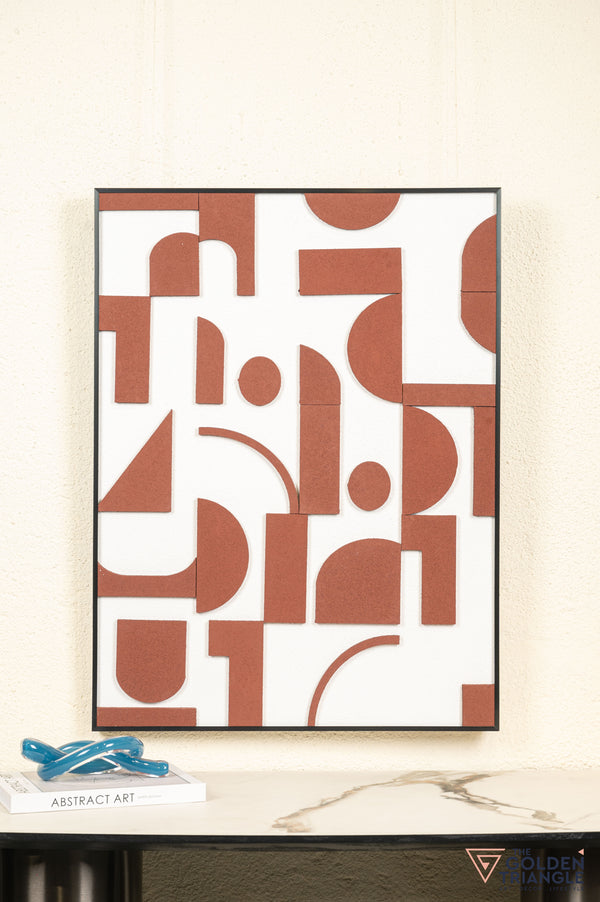 Mica Textured Sandstone Wall Art Frame - Small
