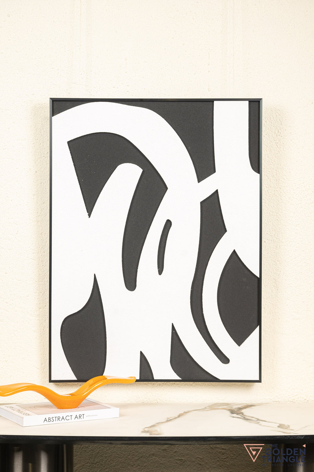 Ivory Textured Sandstone Wall Art Frame - Small