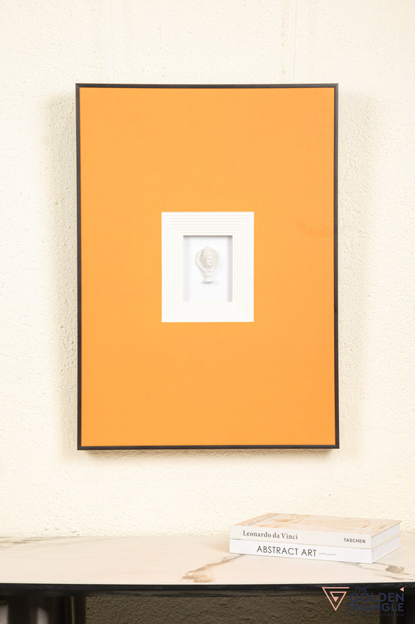 Neo Roman 3D Wall Art Frame - Orange