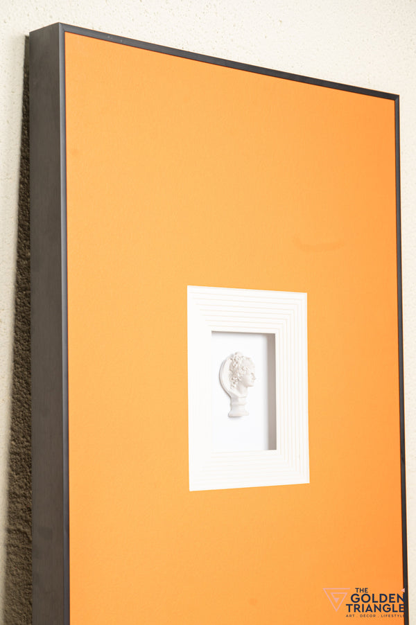 Neo Roman 3D Wall Art Frame - Orange