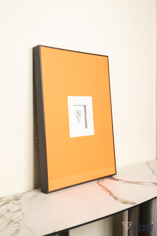 Neo Roman 3D Wall Art Frame - Orange