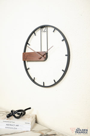 Iris Metal Wall Clock - 24"