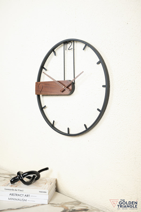 Iris Metal Wall Clock - 24"