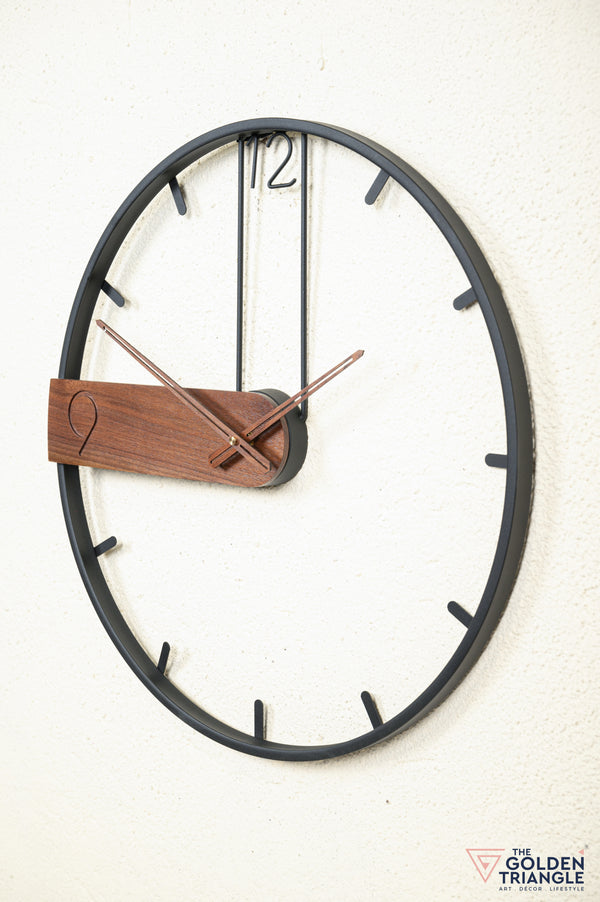Iris Metal Wall Clock - 24"