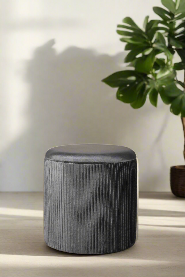 Ciara Suede Storage Pouffe