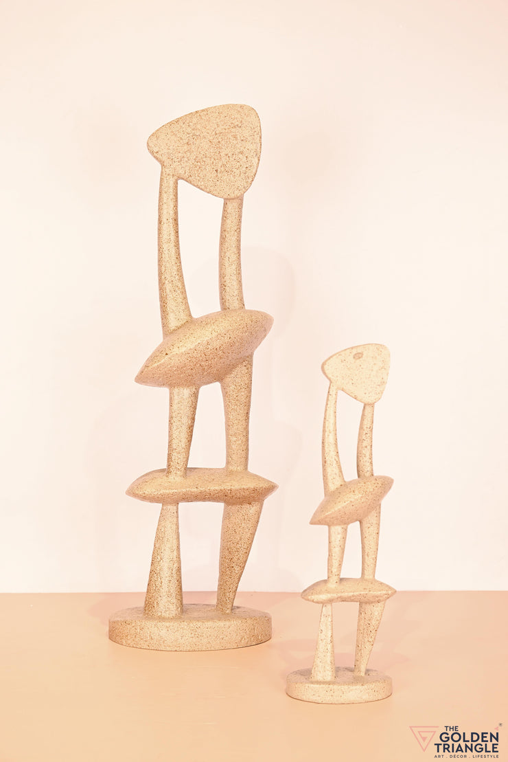 Harmonize Abstract Sculpture - Beige