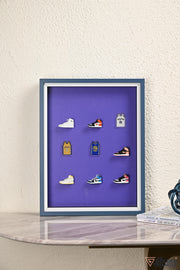 3D Sneakers Frame - Purple