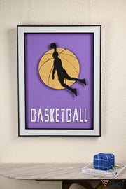 Basketball Art Frame