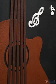 Guitar Musical Wall Art Frame