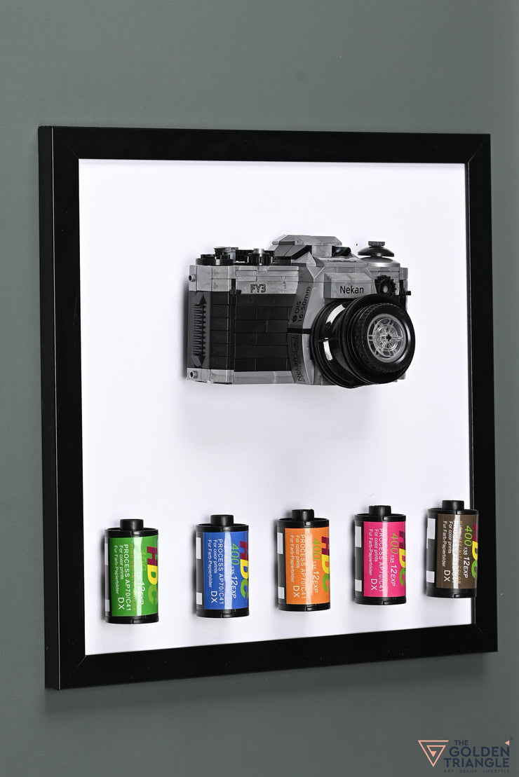 3D Camera Art Frame - Gray