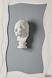 3D Roman Bust Art Frame - Gray