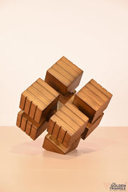 Viatrix Cubist Tabletop Decor - Brown