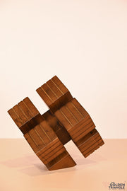 Viatrix Cubist Tabletop Decor - Brown