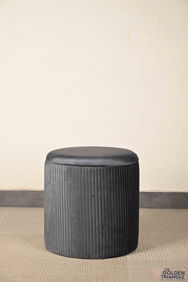 Ciara Suede Storage Pouffe