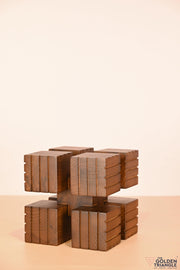 Viatrix Cubist Tabletop Decor - Brown