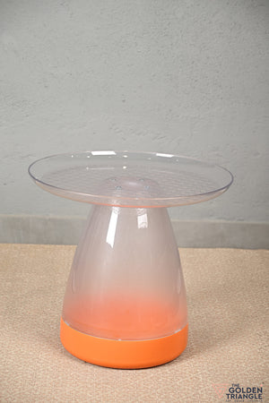 Positano Acrylic Side Table - Orange