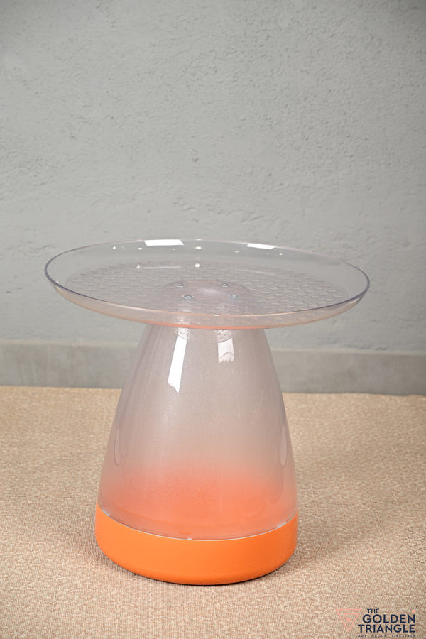 Positano Acrylic Side Table - Orange
