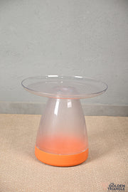 Positano Acrylic Side Table - Orange